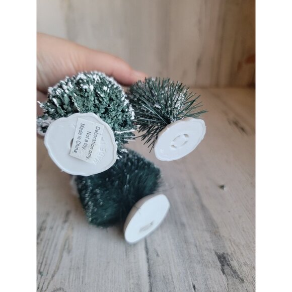 Frosted tree mini branch village accessory xmas - Picture 5 of 6